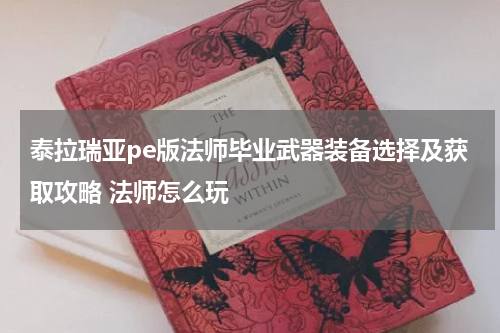 泰拉瑞亚pe版法师毕业武器装备选择及获取攻略 法师怎么玩