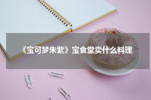 《宝可梦朱紫》宝食堂卖什么料理