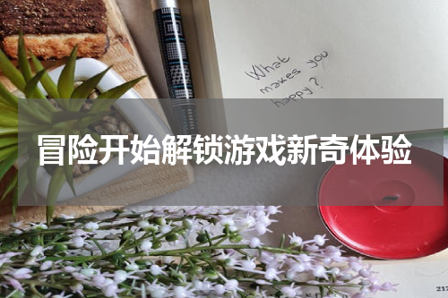 冒险开始解锁游戏新奇体验