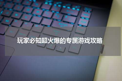  玩家必知超火爆的专属游戏攻略