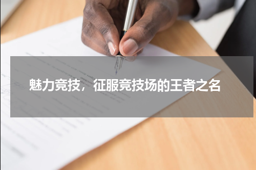  魅力竞技，征服竞技场的王者之名